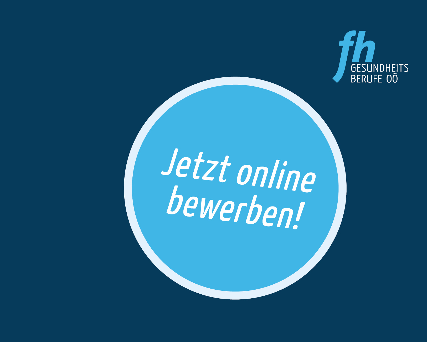 Banner: Jetzt online bewerben