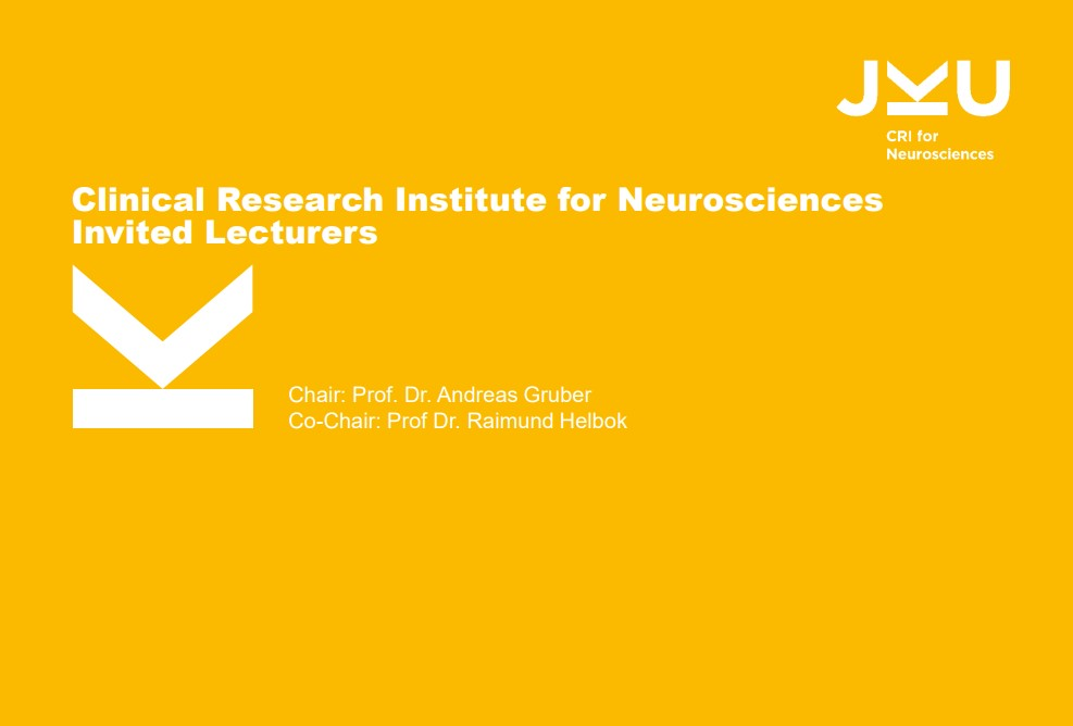 Veranstaltungsankündigung: Invited Lecturers (April 2026)